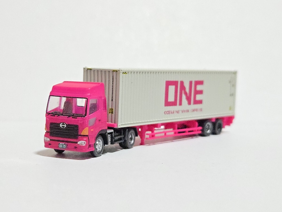 新品】ペン立て 海上 コンテナ ONE ピンク オーシャン ネットワーク