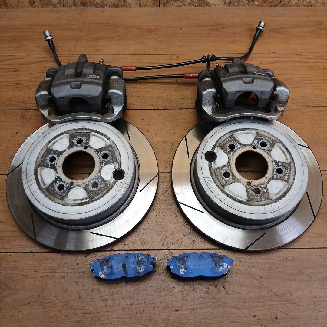 スバル車流用に S207純正 brembo ブレンボ VAB WRX STI 4POTリア
