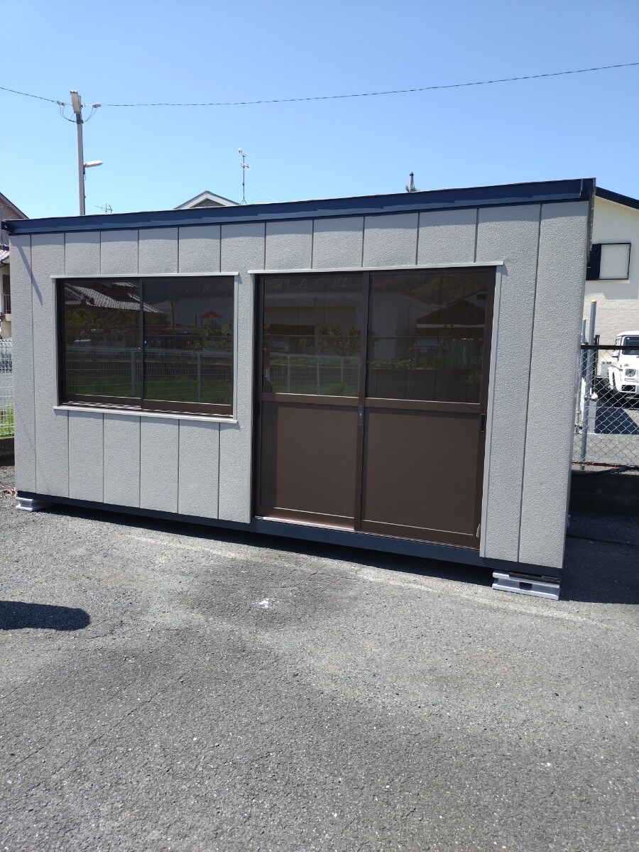現状渡し コンテナハウス 大町モータース 8.3坪 SP-3 スペースハウス