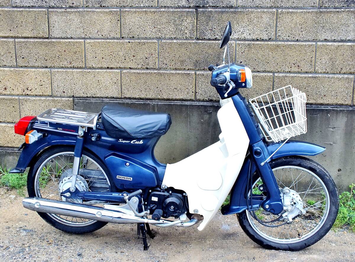 スーパーカブ110 HONDA ホンダ純正の大型フロントバスケット 前カゴ 