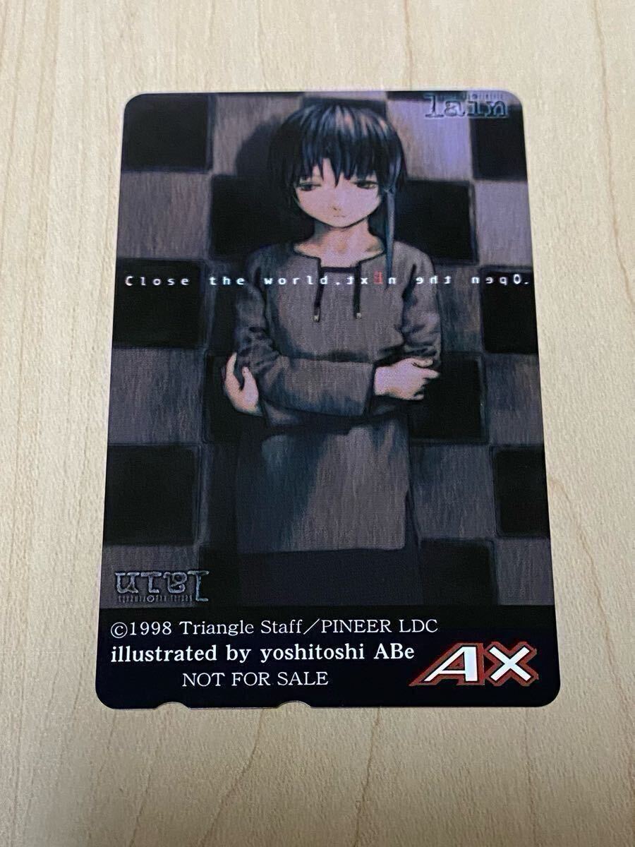 serial experiments lain　ポスター　安倍吉俊直筆サイン入り 新品】Serial experiments lain B1ポスター 安倍吉俊 直筆サイン入りの