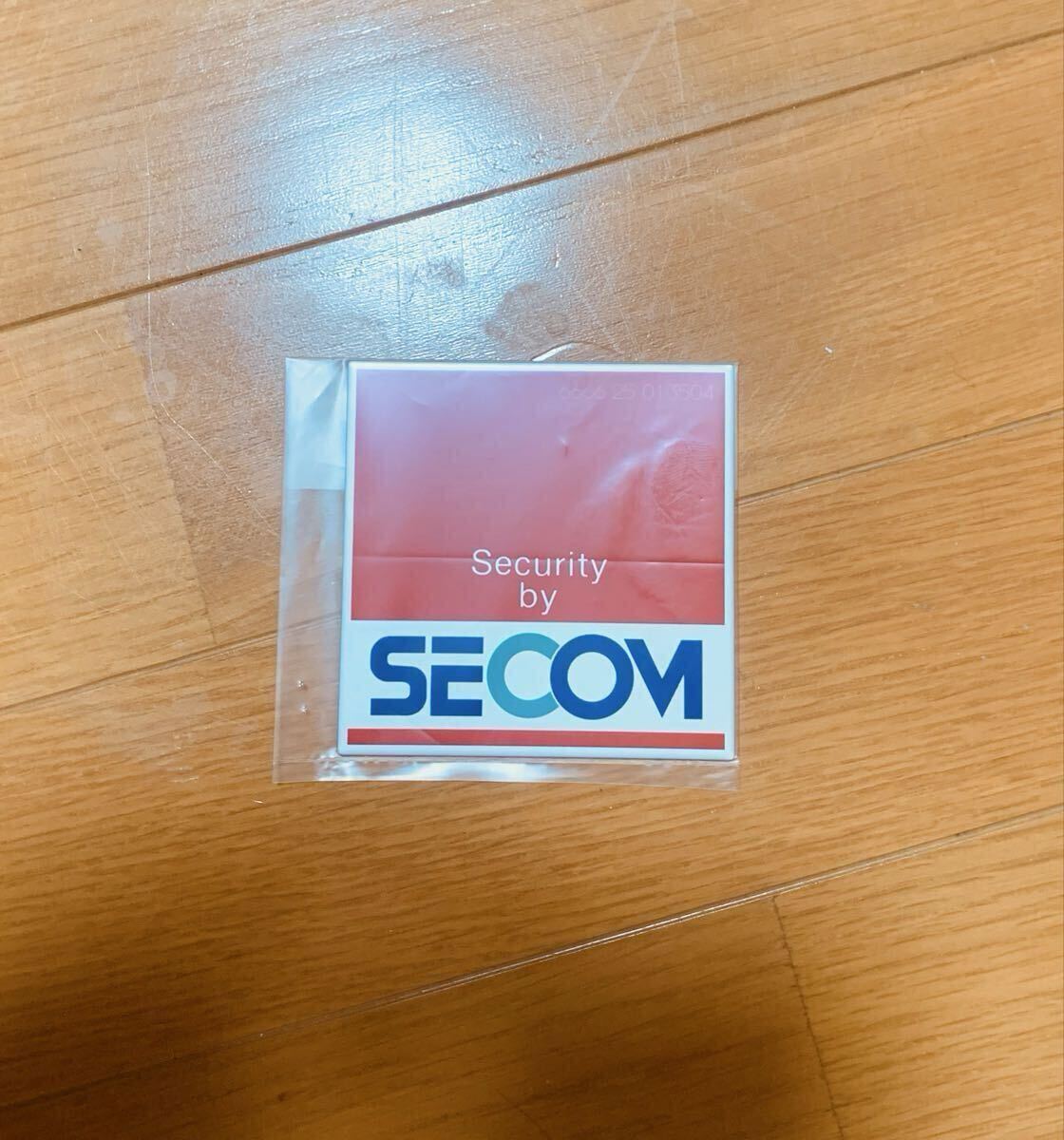 【希少/未使用】役立つ防犯ステッカー（SECOMロゴ入）18×18cm　12000円 新品】送料無料 即決 18cm×18cm 18×18 SECOM セコム ステッカー