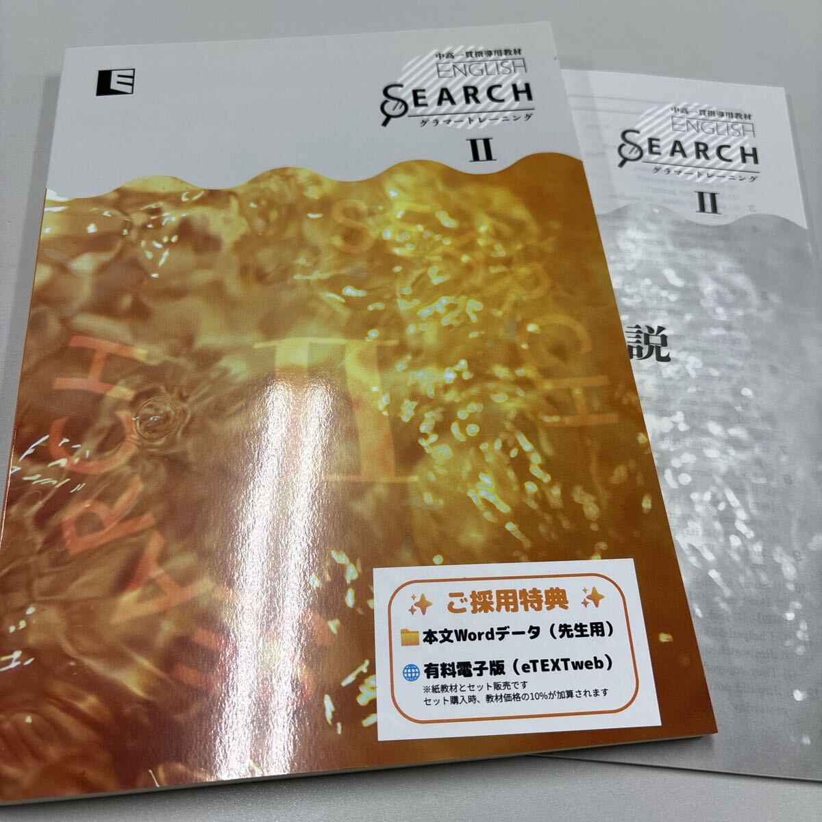 新品】ENGLISH SEARCH 3 グラマートレーニング 中高一貫指導用教材 