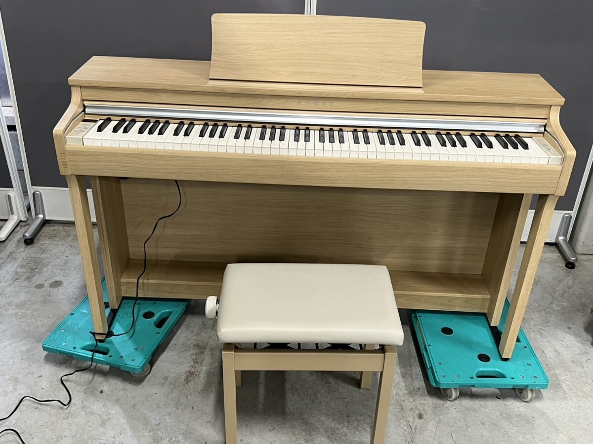ピアノ 電子ピアノKAWAI製 PW149 中古品 お引き取りのみの落札情報詳細 