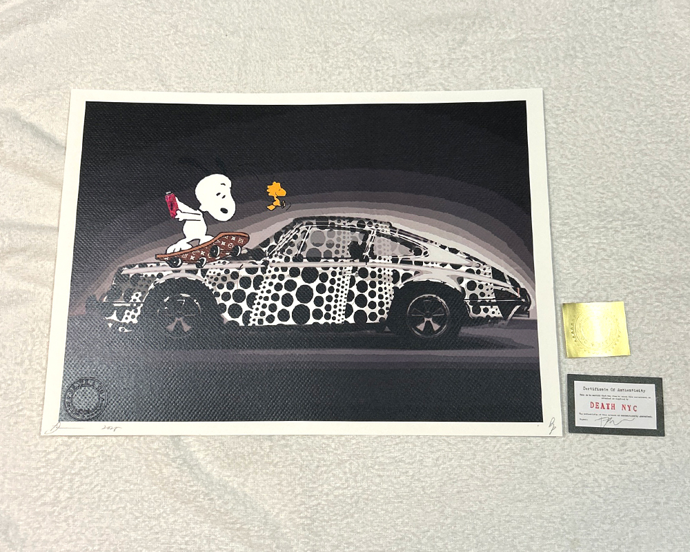 新品】人 気【限 定2 017】DEATH N Y C not kaws dolk banksy ポ ス