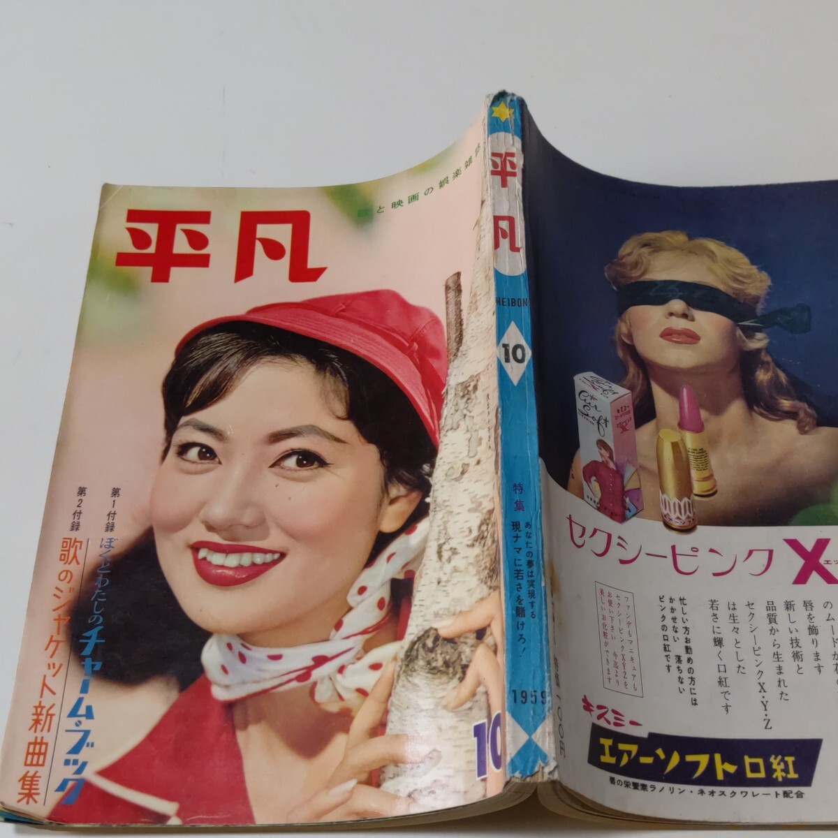 ゆE7134○別冊日本カメラNo.4/昭和34年夏季号/水着とヌード 毛利郁子