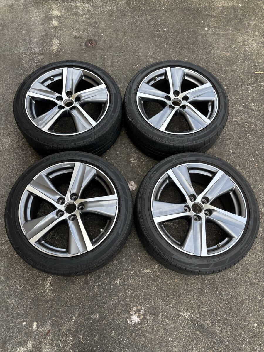 中古】タイヤ付き純正ホイール1本 レクサスGS GRS191 18×8J +45 114.3