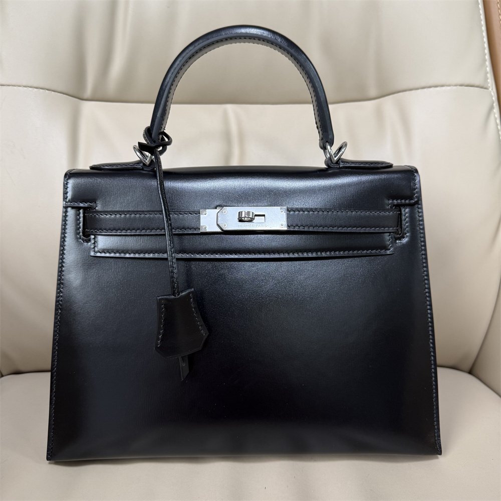 1円□極美品□ HERMES エルメス ドラッグ30 ボックスカーフ トート