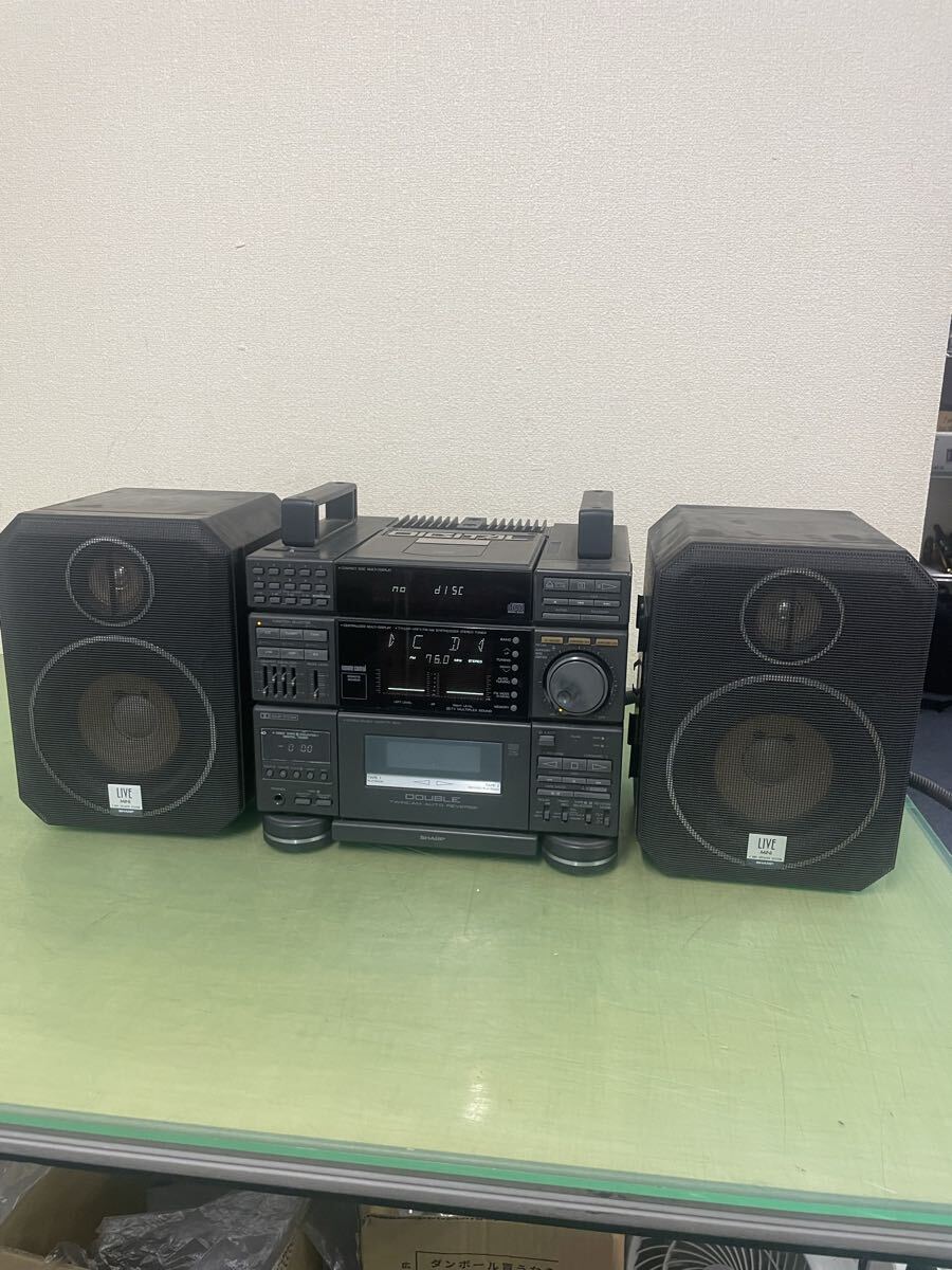ジャンク品 SHARP シャープ システムコンポ VZ-V4 説明書付き◇RP-V4