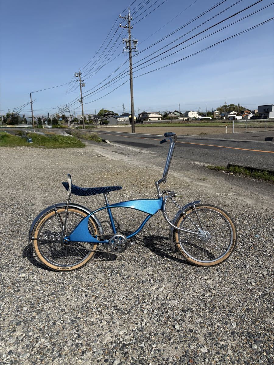 中古】希少カスタム Lowチャリ ローライダー ローチャリ 自転車 ビーチ