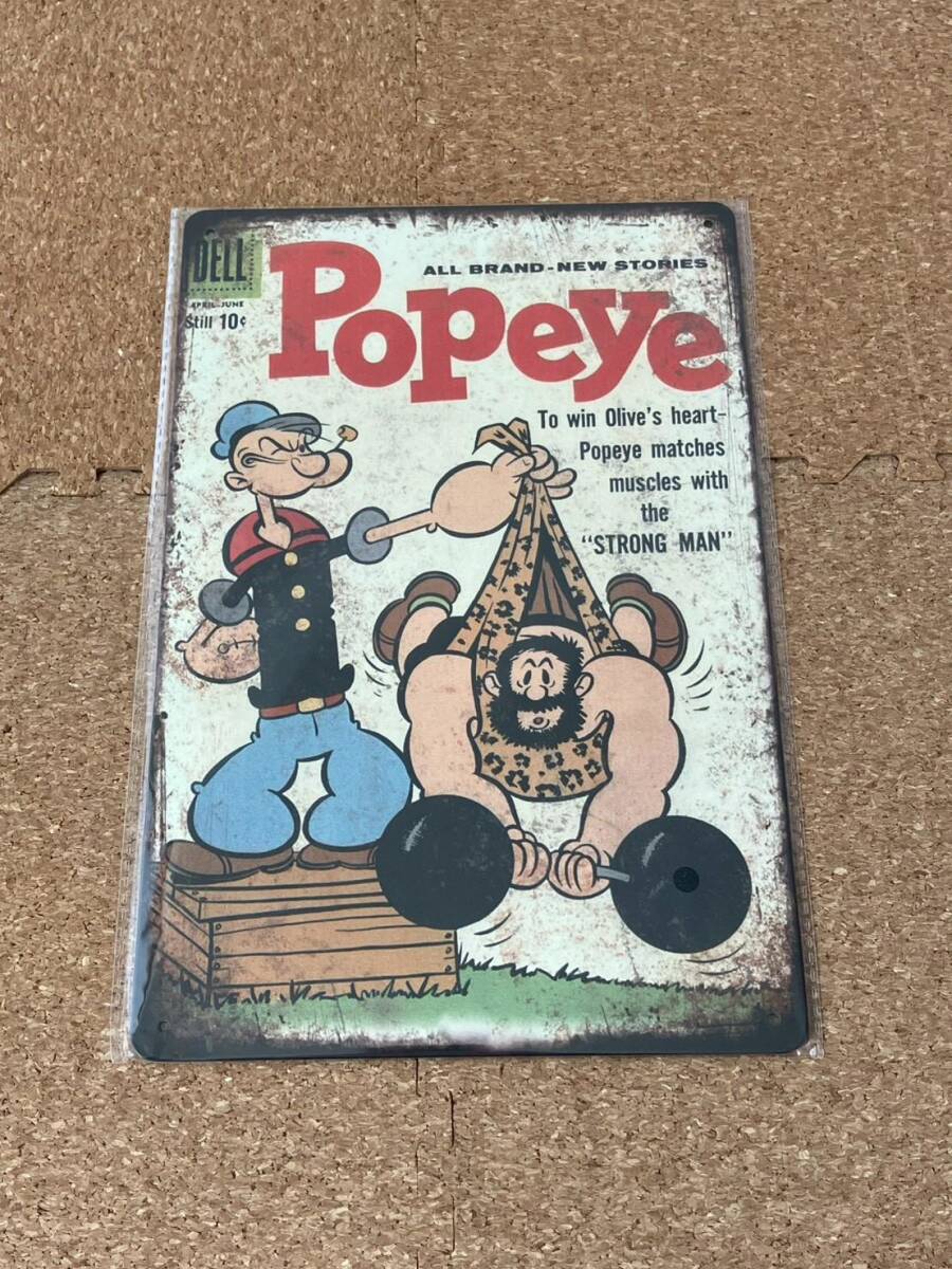 【激レア】1950年代ブリキのおもちゃ 鉄腕ポパイ 二丁拳銃 1950 元箱付 完動品 PoPeye ポパイ メカニカル ローラースケーター