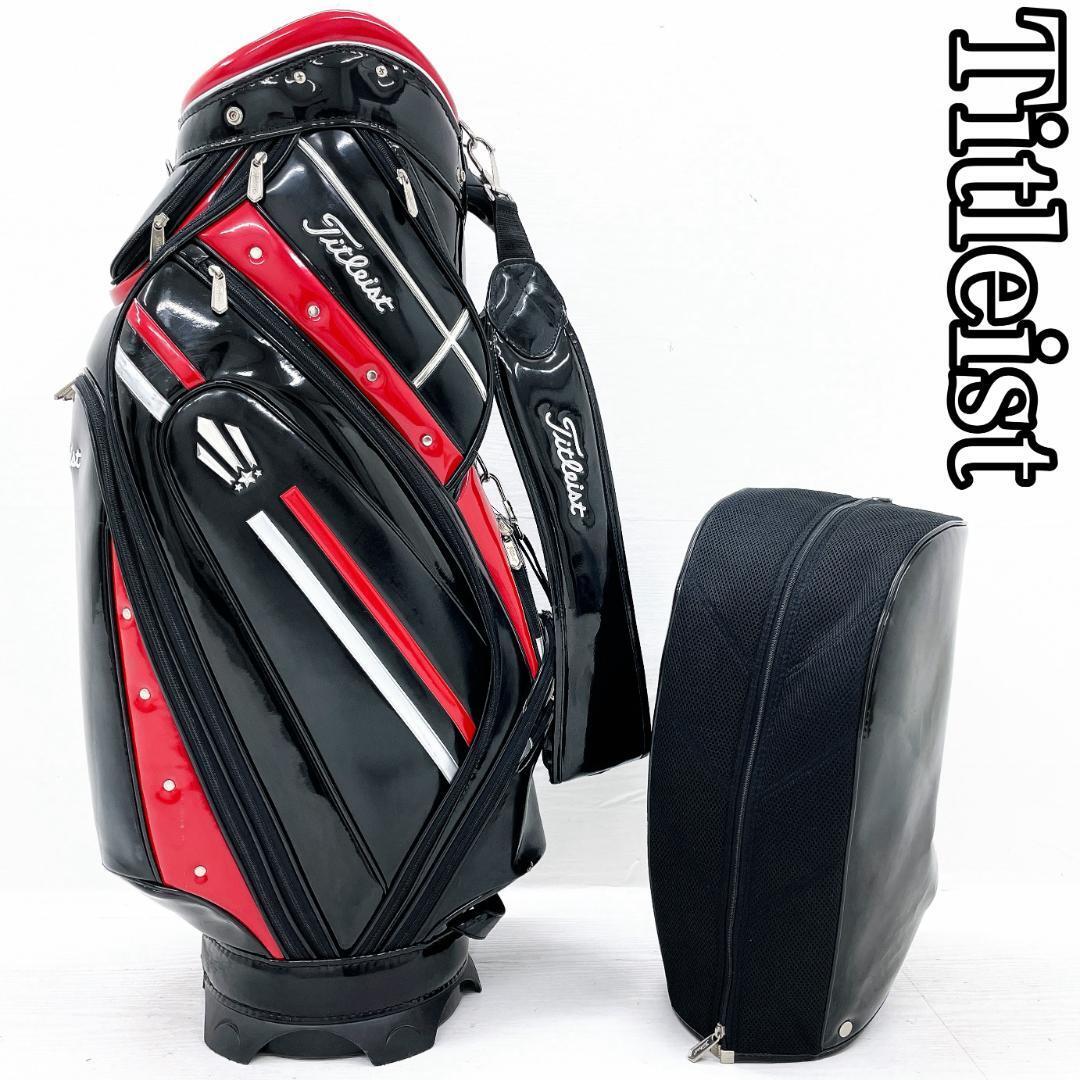 新品】☆タイトリスト TITLEIST☆ 鏡面エナメルキャディバッグ CB410