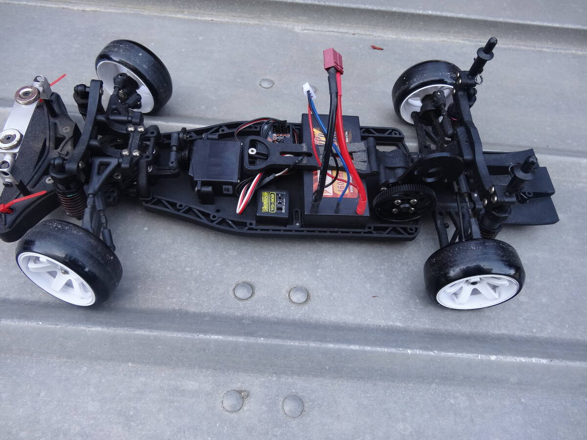 タミヤ F104 ボディ 2種 シャーシ中古セット タイヤホイール新組 OP