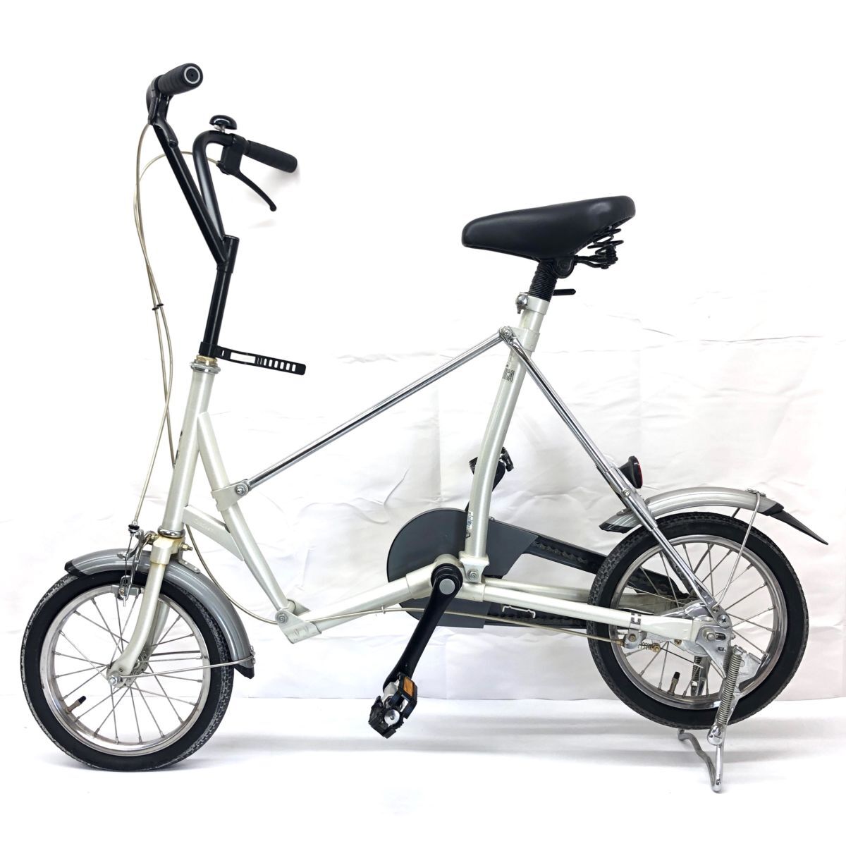 折り畳み自転車 14インチ ブリヂストン ワンタッチ ピクニカ 前カゴ