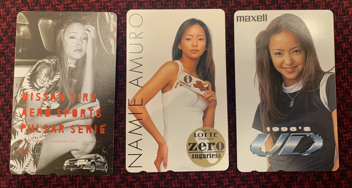 新品】安室奈美恵 テレカ テレホンカード アムロ 安室ちゃん ミニスカ