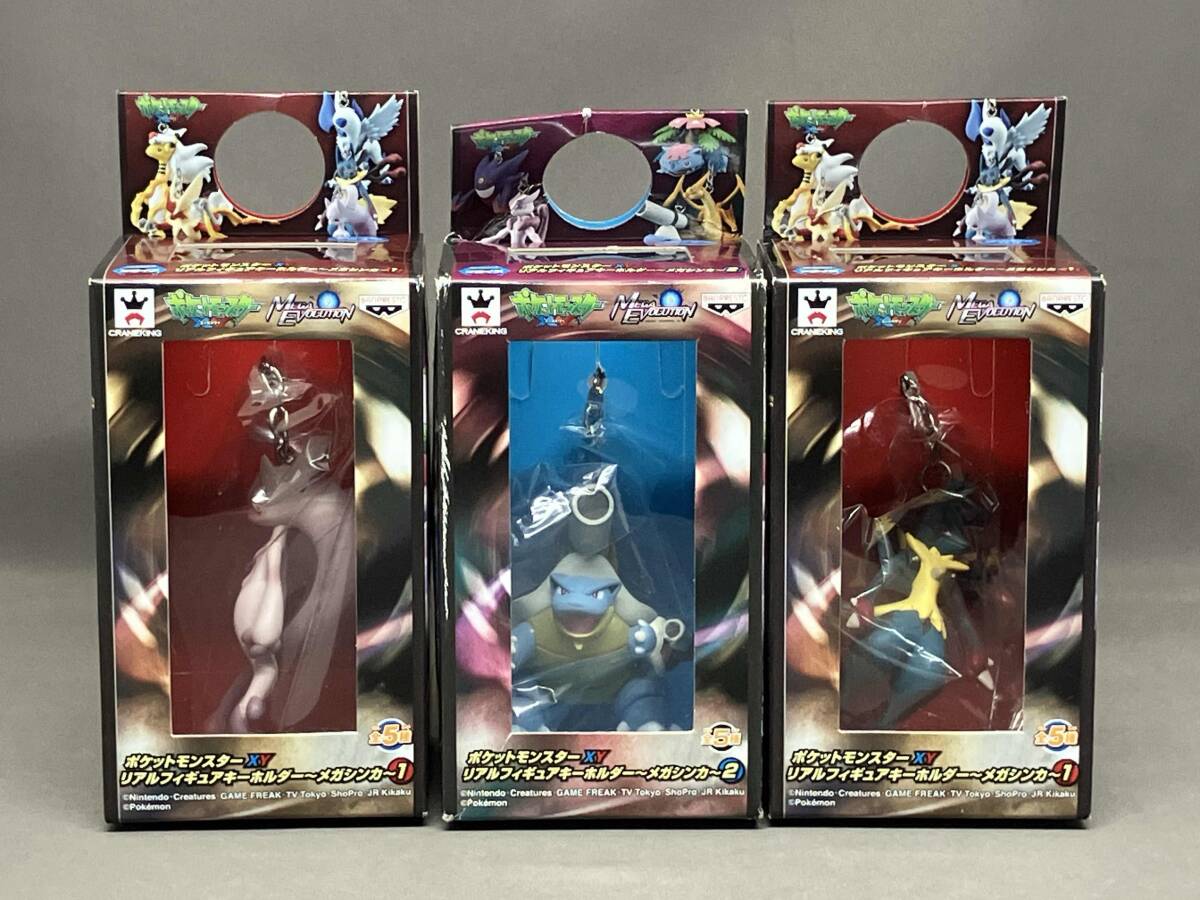 ポケットモンスターXY リアルフィギュア キーホルダー メガシンカ1