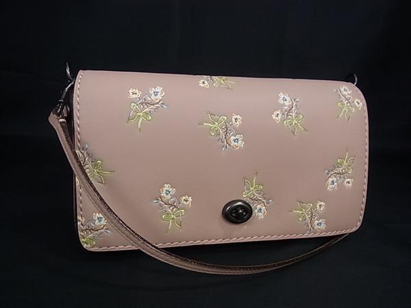 極美品 コーチ ディンキー ウィズ ティー ローズ リベット ショルダーバッグ COACH コーチ ディンキー ウィズ ローズ リベット デニム 28887