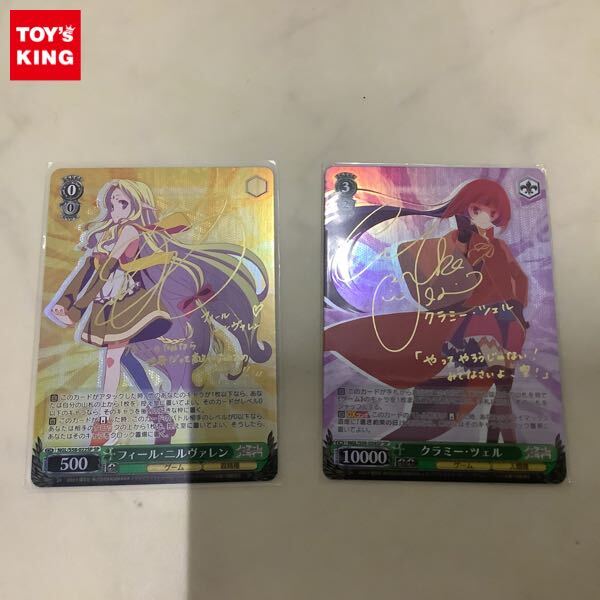 新品】☆新品☆ヴァイスシュヴァルツ☆ws☆ノーゲームノーライフ☆SR