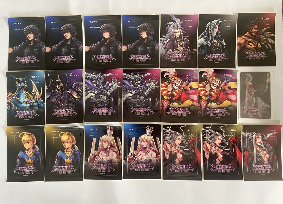 新品】ディシディア ファイナルファンタジー ロック ネシカシール