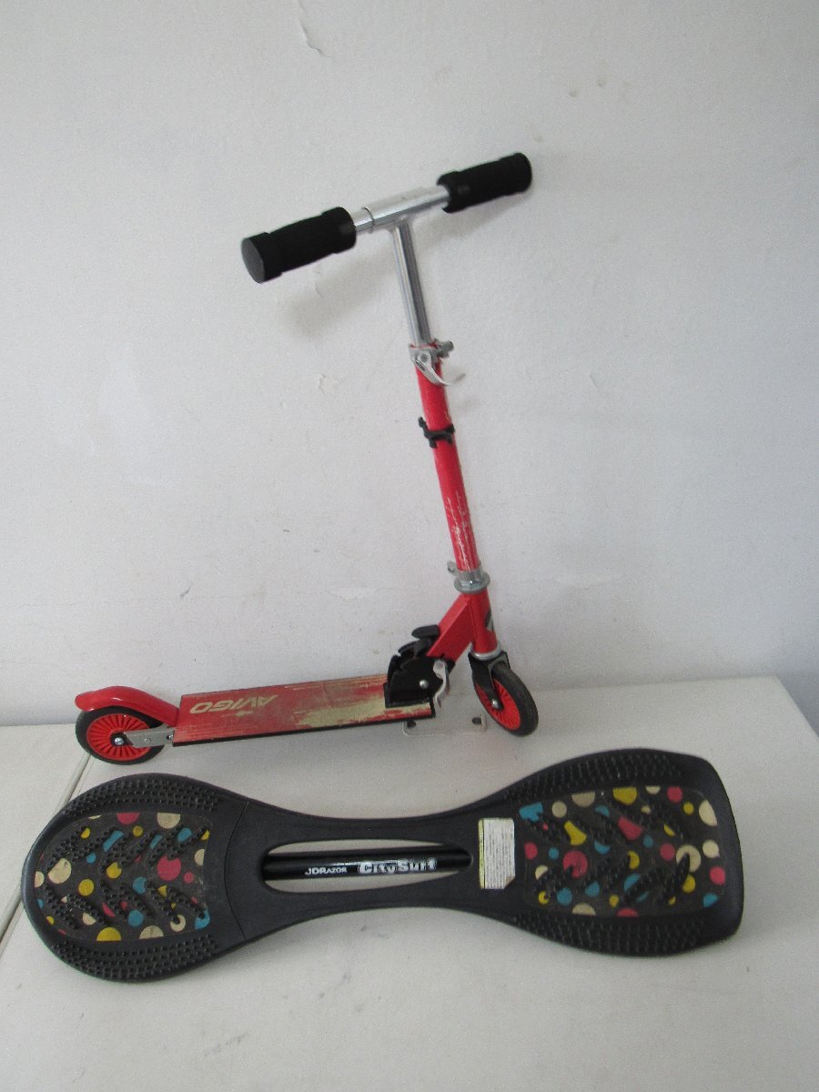 JD RAZOR J BOARD EX RT-169 ピンク豹柄 ジェイボード スケートボード 