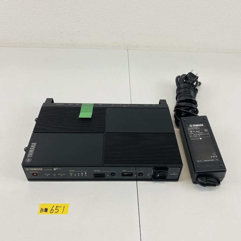 YAMAHAギガアクセスVoIPルーターNVR510 本体とACアダプタ YAMAHAヤマハ NVR510 ギガアクセスVoIPルーター ACアダプター付