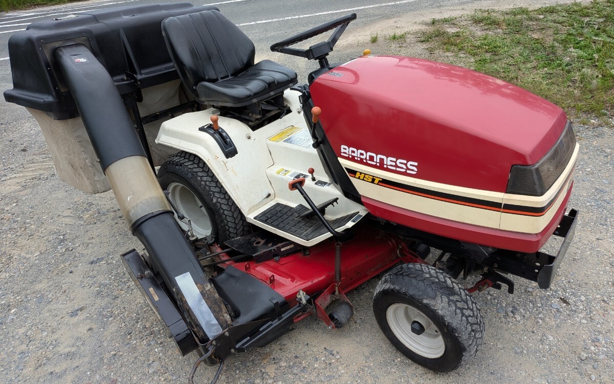 中古】税込！美品！バロネス GM130A 芝刈り機 乗用 3連