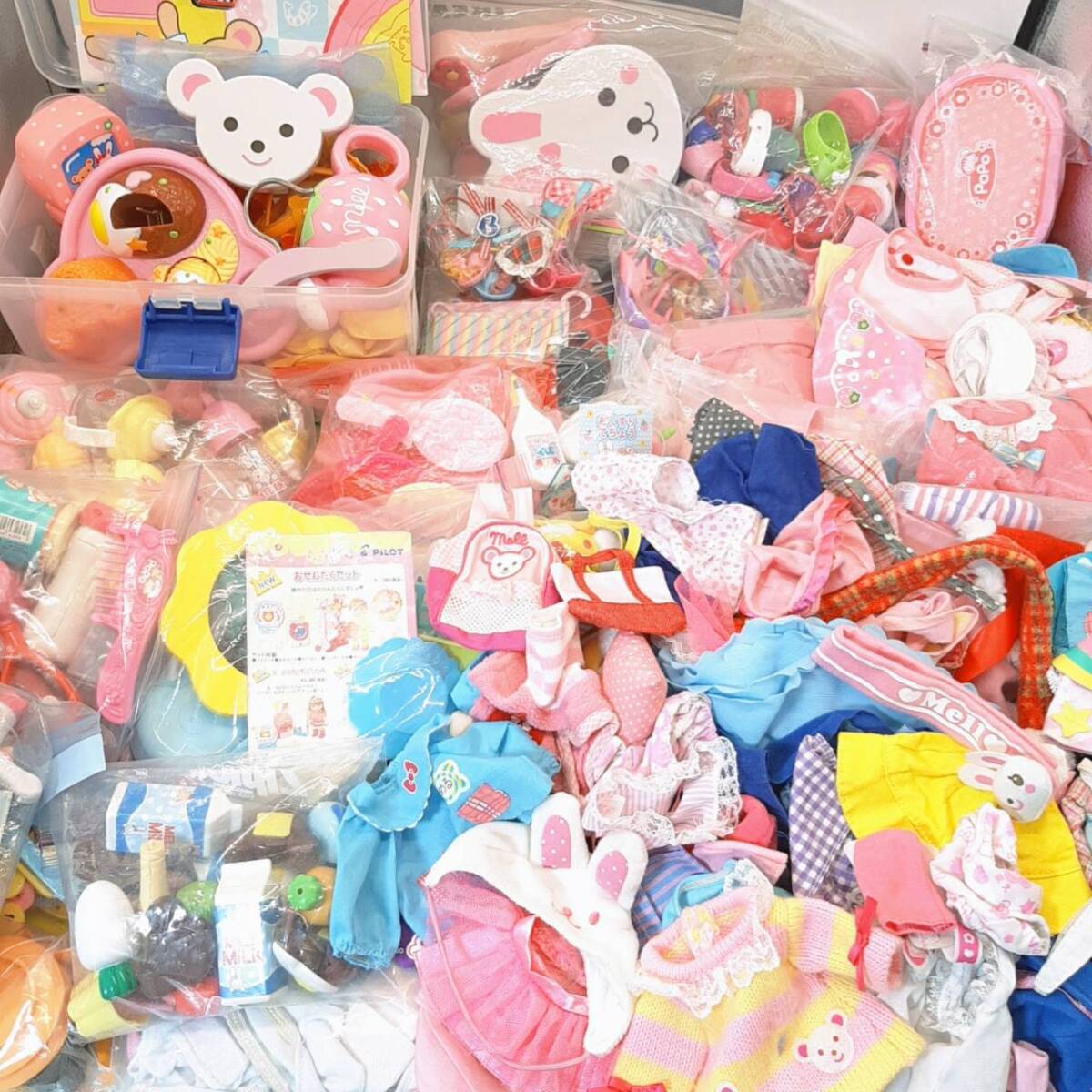 みーくん 。出品 k24【1円～】 メルちゃん ぽぽちゃん 洋服 小物 おままごと お人形遊び