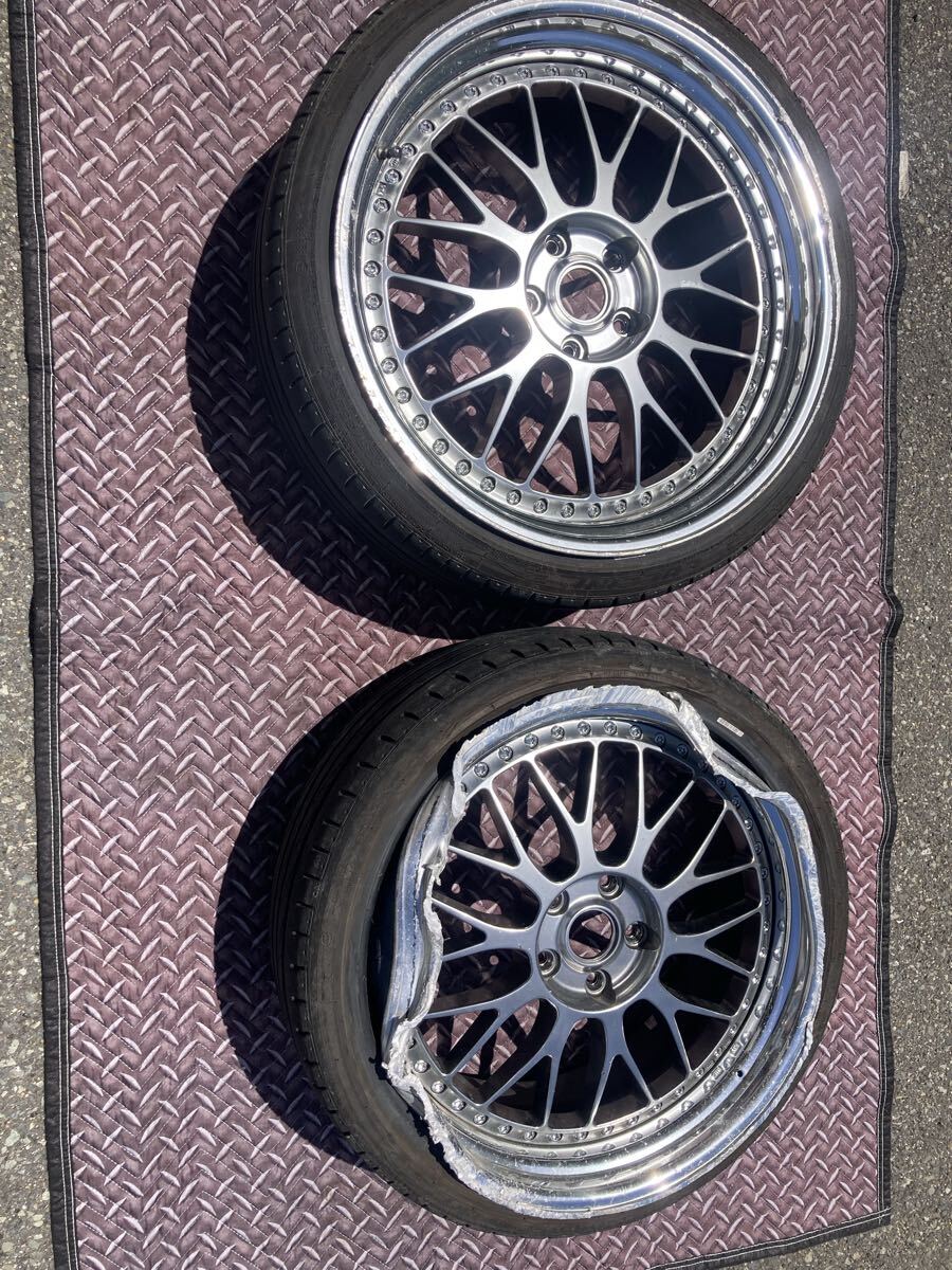 売り切り】ワーク ジスタンス w10m 9.5j 10.5j 20インチ 深リム