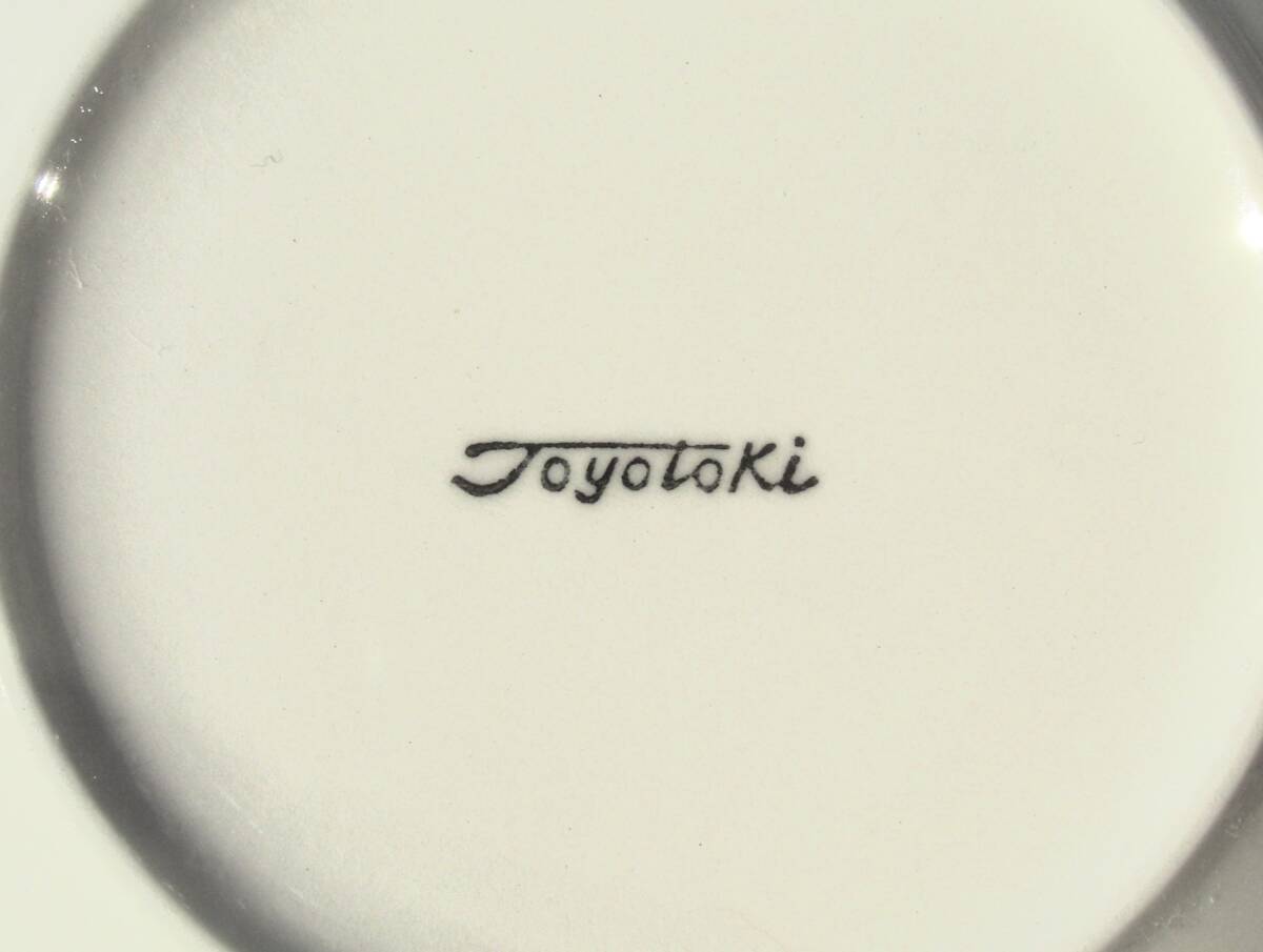 東洋陶器 toto バンド ロゴ 当時物 Toyotoki カップ ソーサー 6客 緑系 