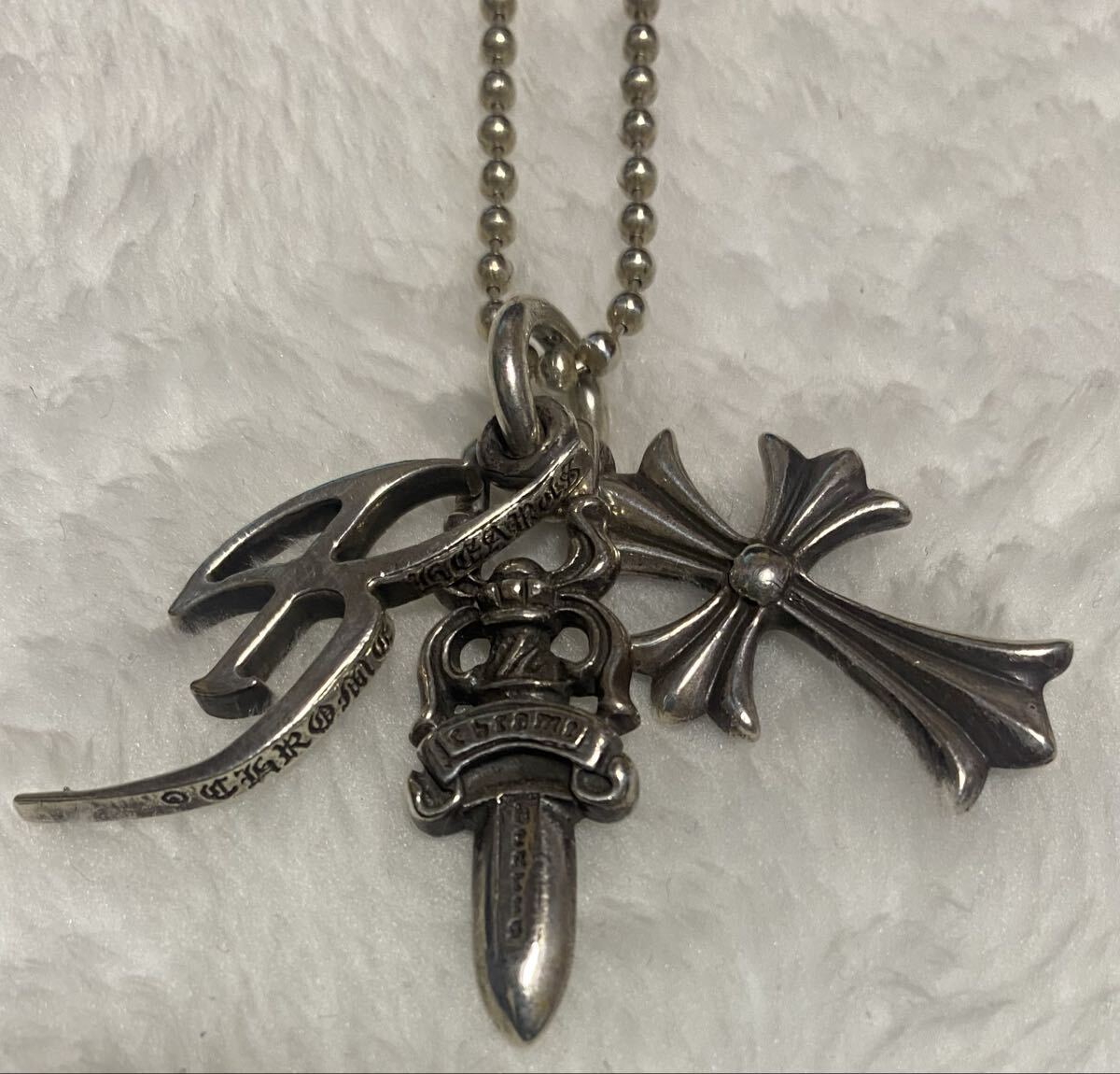 Chrome Hearts クロムハーツ 氷室京介 3ピース ネックレストップ