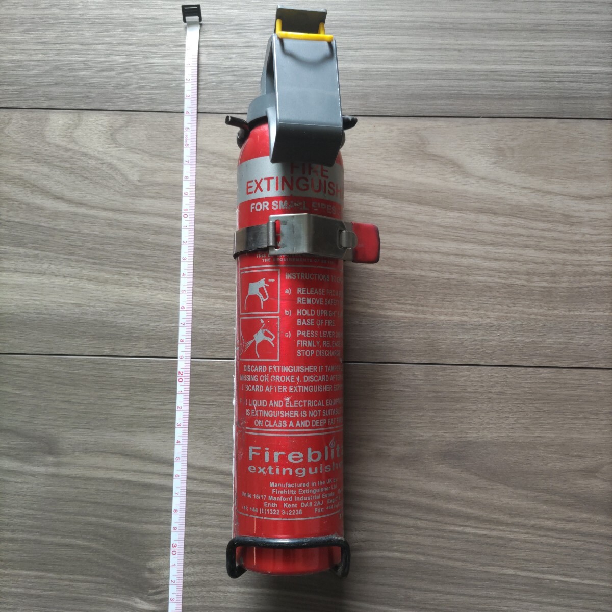 車載 消火器 ファイヤーブリッツ fireblitz alpha600 クイックリリース