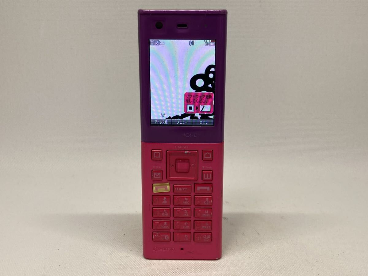 ウィルコム WILLCOM ハニービーHONEY BEE ピンク 本体充電器取扱説明書
