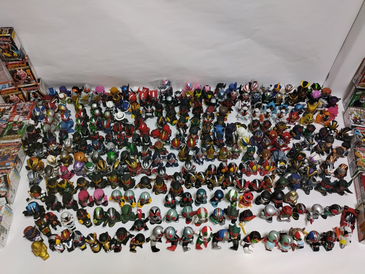 中古】☆ バンダイ 食玩 仮面ライダーキッズ☆ ソフビ 指人形☆ 仮面 