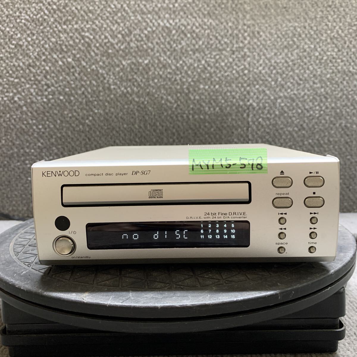 90年代 KENWOOD ケンウッド DP-7J COMPACT DISC PLAYER CDプレイヤー