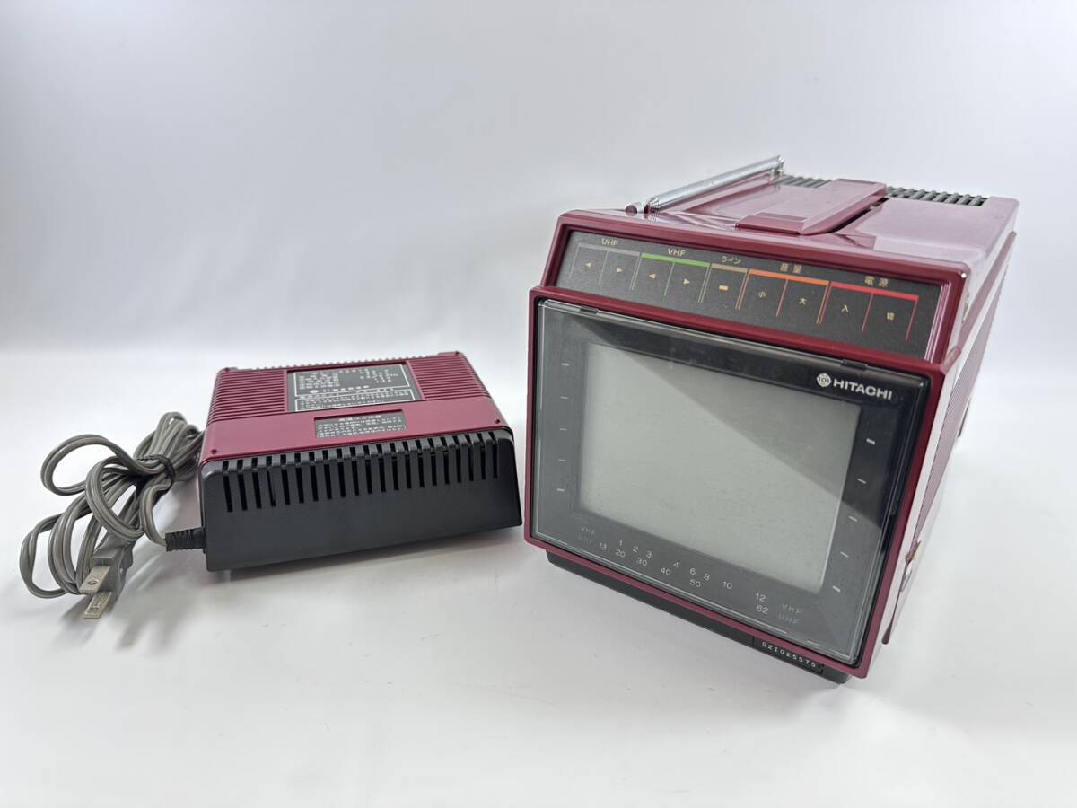 10-216 日立キドカラー/C10-118 昭和 レトロ テレビ HITACHI カラー