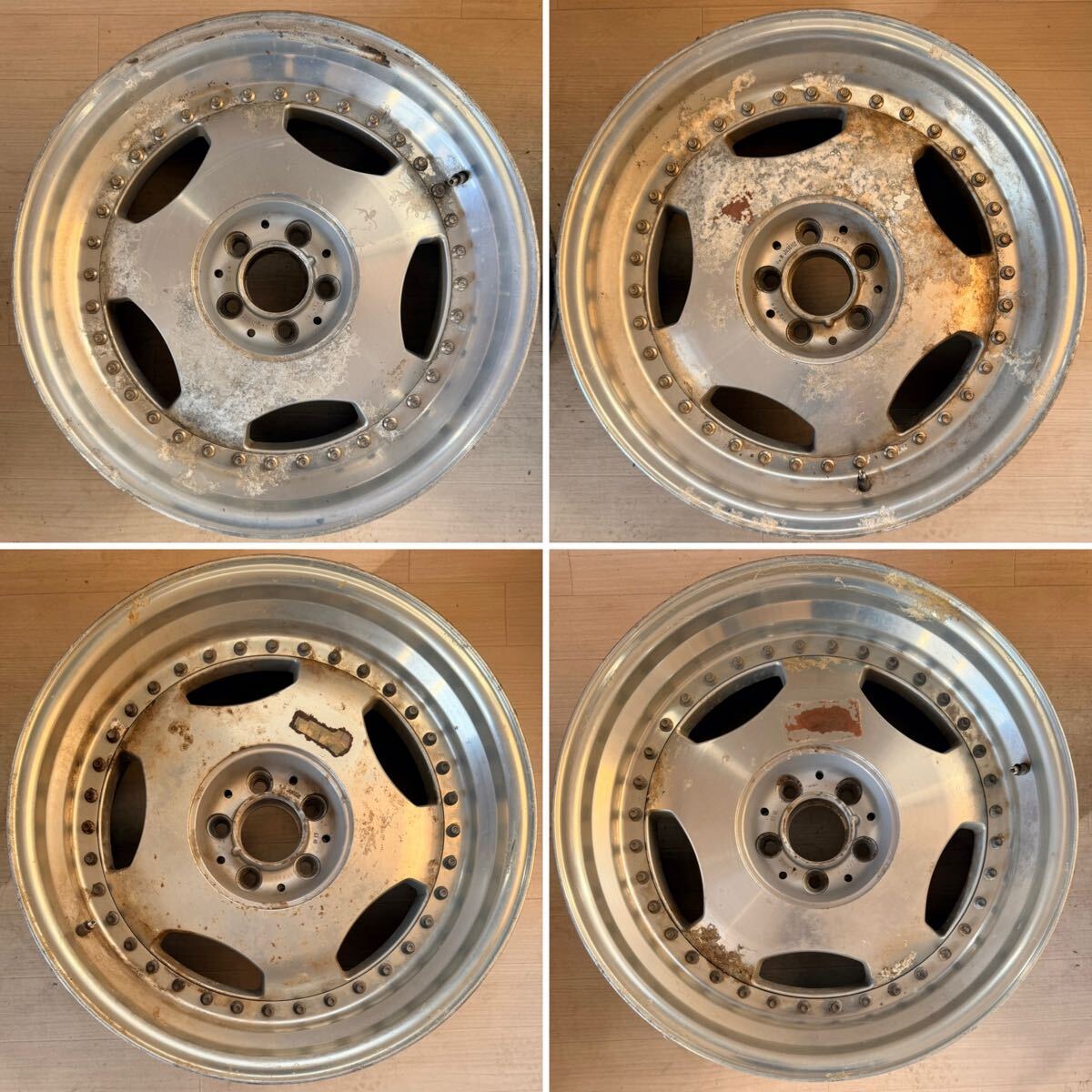 7310】正規品 ロリンザー RSK6 19インチ F8.5J R9.5J PCD112 ホイール4