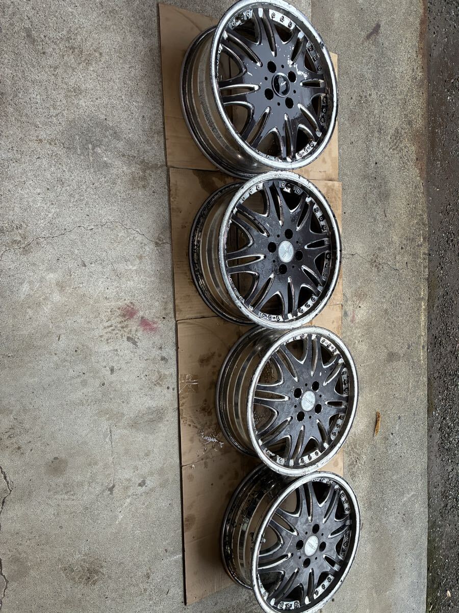 ディッシュ 16インチ ザウバー 深リム Zauber 5H-114.3 中古 8J+48 7J+ 