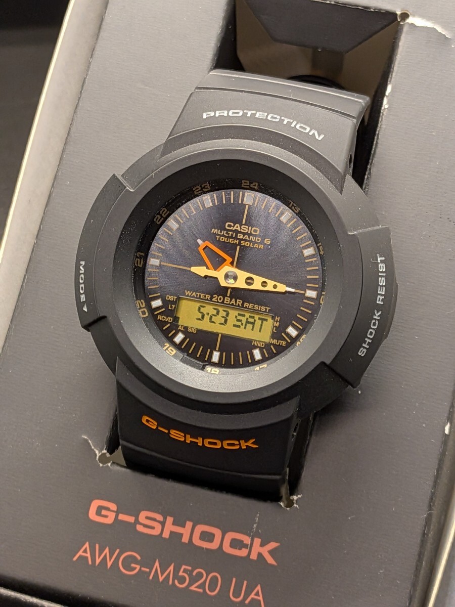 限定！別注品！オールブラックのG-SHOCK AWG-M500 BEAUTY&YOUTH