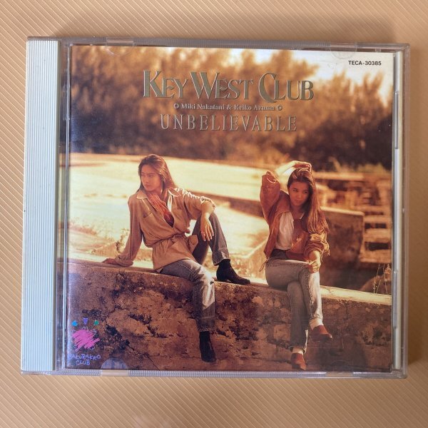 中古】中谷美紀 KEY WEST CLUB在籍時サイン色紙 チケット半券サイン入