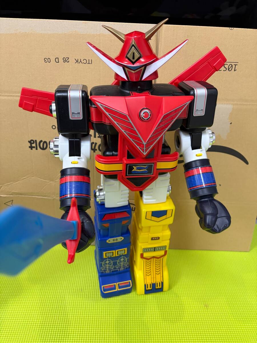 中古】昭和レトロ 当時物 ソフビ 店頭用 サンヨー 2体セット 全自動