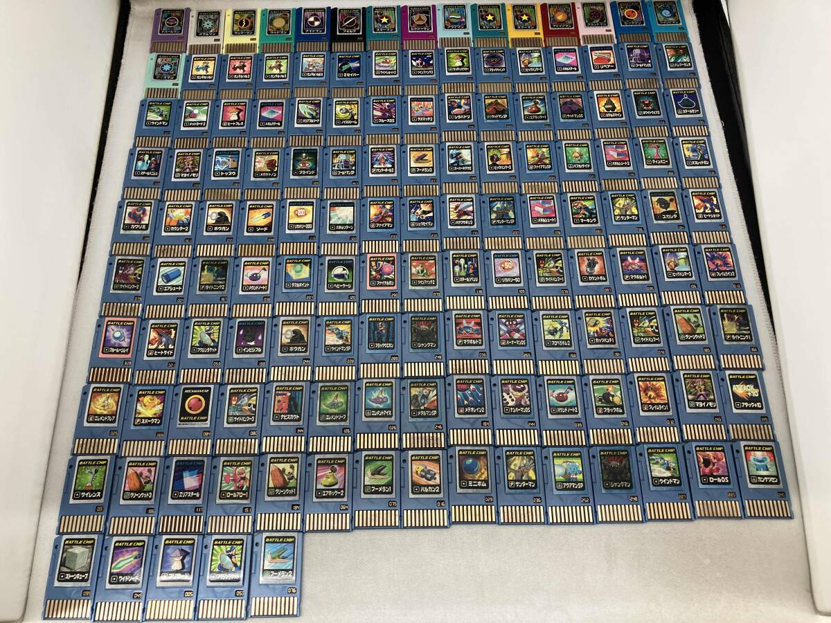ぽ*ん様 ロックマンエグゼ5 バトルチップ 17点 まとめ売り ジャンク扱い ジャンク品？】ロックマンエグゼ 各シリーズバトルチップ多数