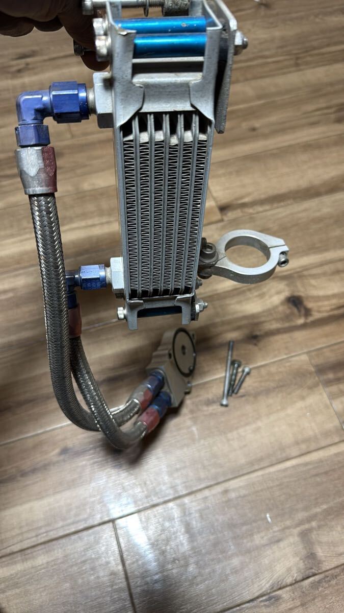 中古】XJ550 純正 当時物 オイルクーラー 取り付けステー付き XJ400