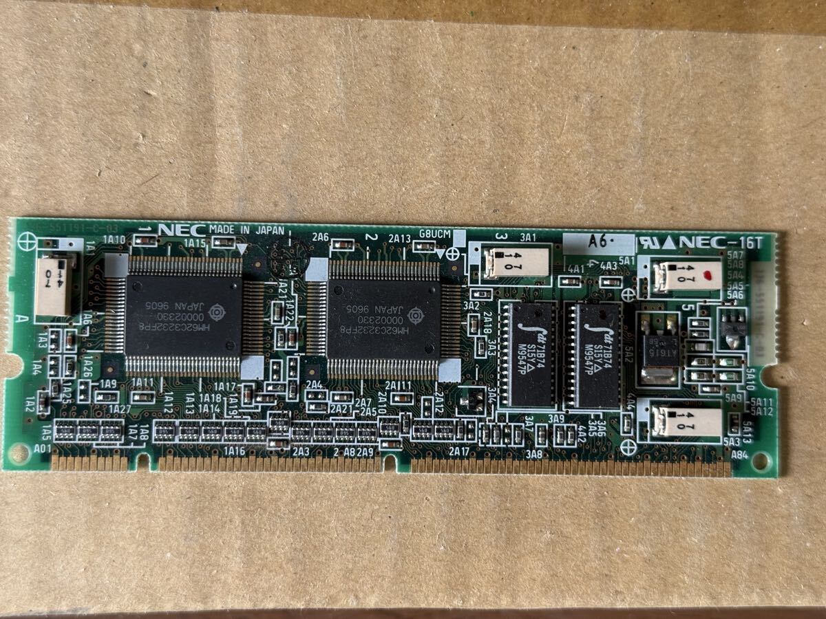 ☆PC98用 セカンドキャッシュ NEC-16T 136-351191-c-03 ☆の落札情報