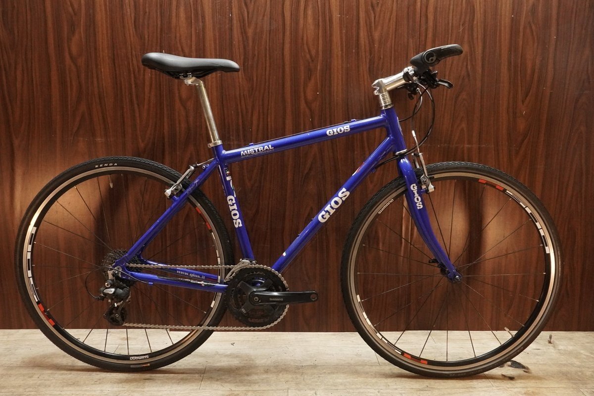 GIOS ジオス MISTRAL ミストラル 520 ホワイト クロスバイク カスタム