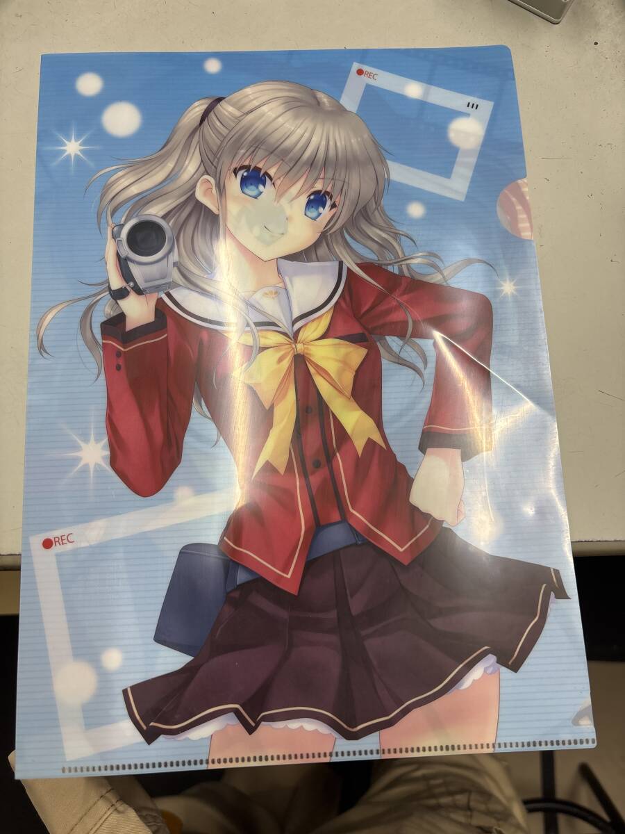 o-CF-B000609☆クリアファイル☆シャーロット Charlotte クリア