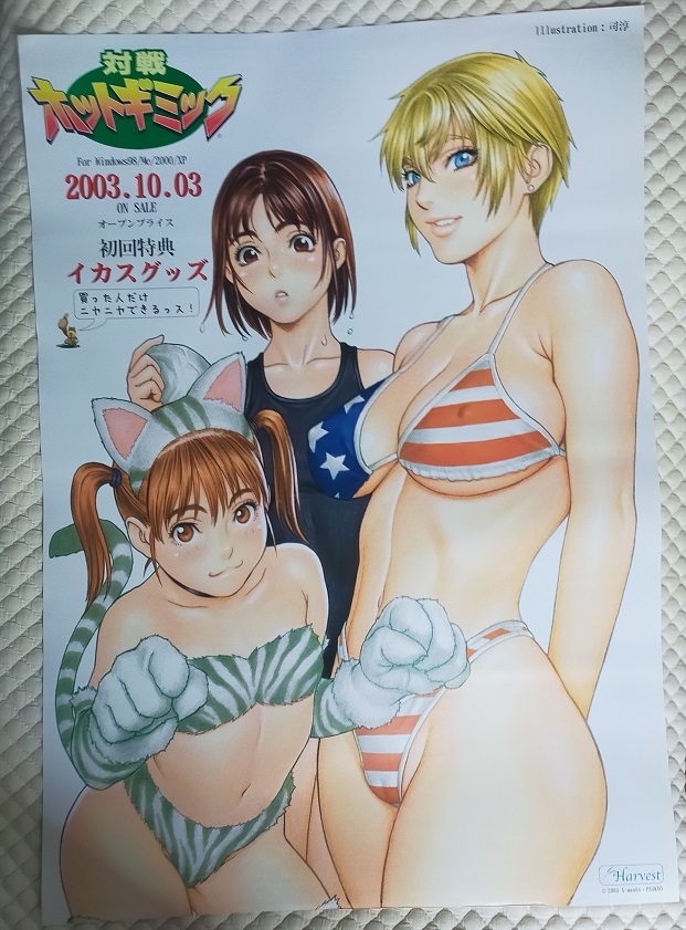 ポスター 麻雀 彩京 対戦ホットギミック 快楽天【GM；V4893の落札情報