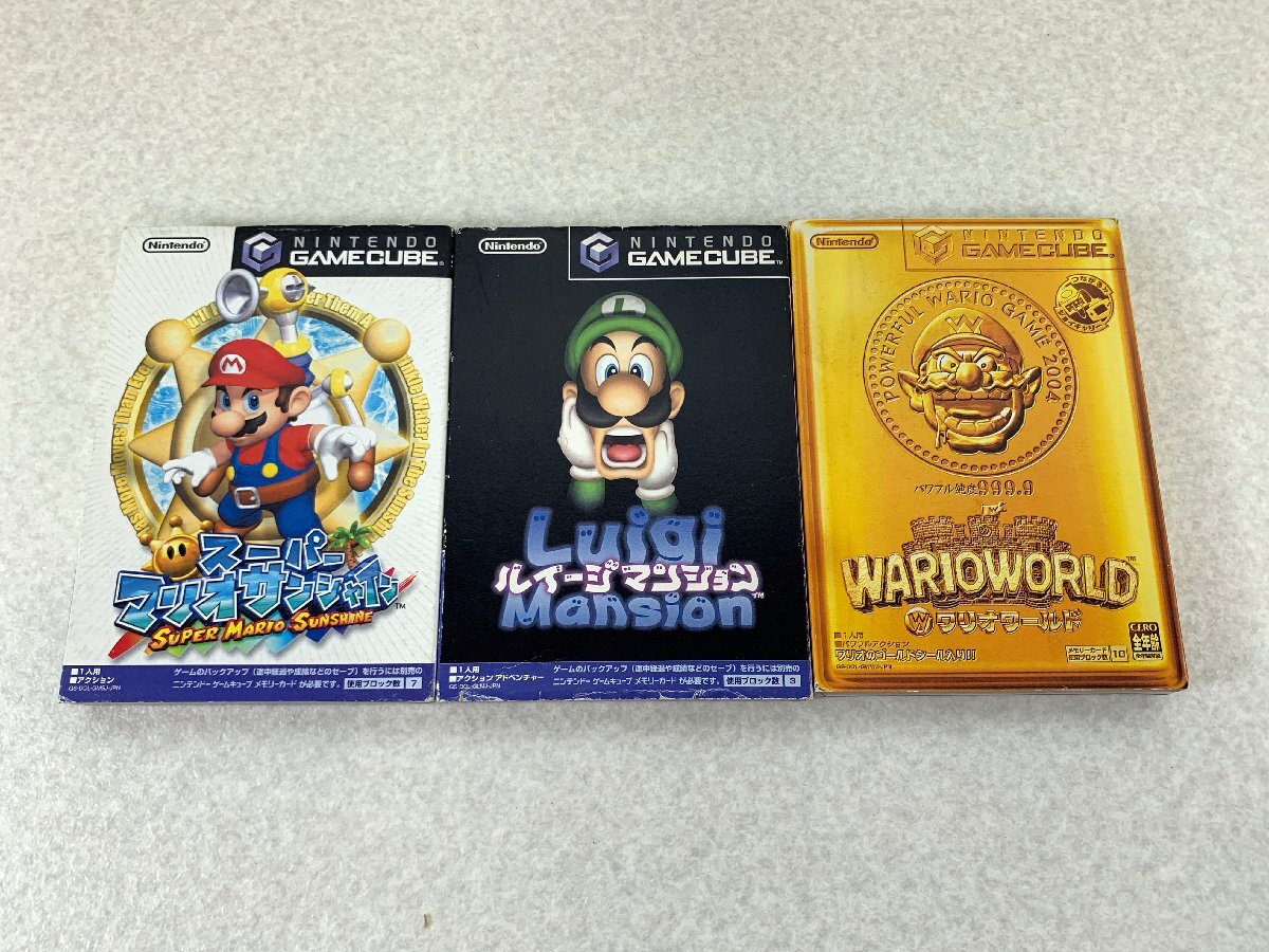 1円スタート GC ゲームキューブ スーパーマリオサンシャイン ルイージ 