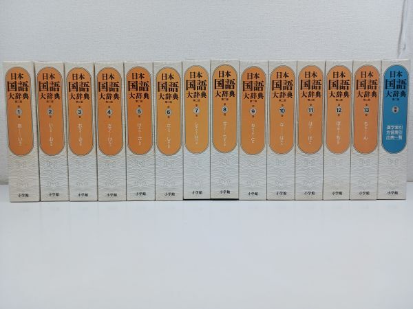中古】小学館 日本国語大辞典 縮刷版 全10巻セット 別冊付き 函なし