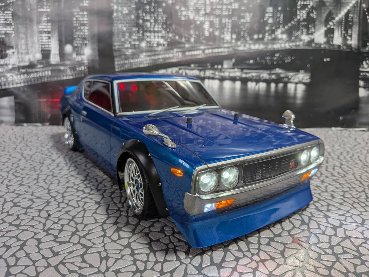 TT-02 旧車 スカイライン ケンメリ ボディ フルセット ケンメリGTR