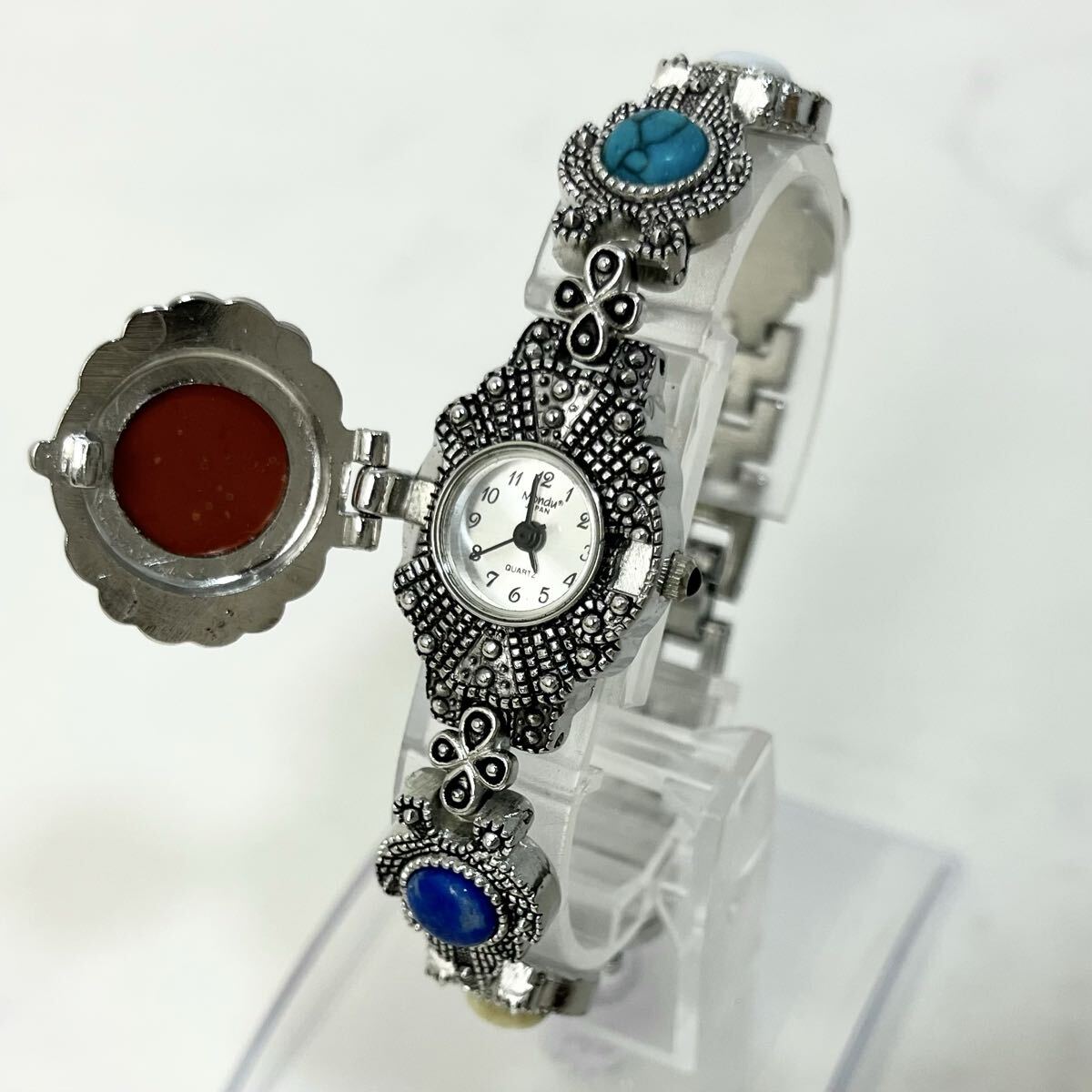 希少 ロイキング Roy King 銀無垢 シルバーブレスレットウォッチ 925 